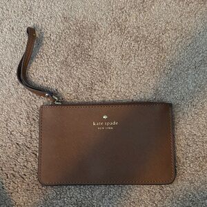 NWOT Kate Spade Chocolate Brown Wristlet